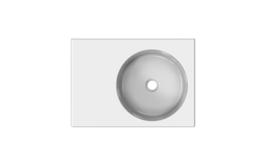 Art Basin Wall Hung 11-301 Gloss White