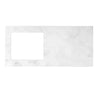 Laundry 1300mm Solid Surface Cloudy Carrara Top