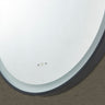 Lirra Iron Framed LED Mirror Electroplated 450/600mm LOFM4590/LOFM60100-MB/BG/BN/GM