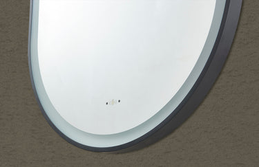Lirra Iron Framed LED Mirror Electroplated 450/600mm LOFM4590/LOFM60100-MB/BG/BN/GM