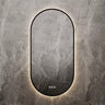 Framed/Frameless Mirror RUNWAY Shape Backlit Bluetooth 500*900mm LBOV5090/LBOV5090-MB/LBOV5090-BB