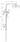Sulu II Multi-Function Shower Set line drawing