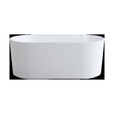CETO Ally Groove 1500mm Oval Freestanding AGV1500GW