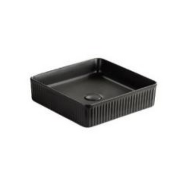 Cascade Square Fluted Square CA3838SQ-MB