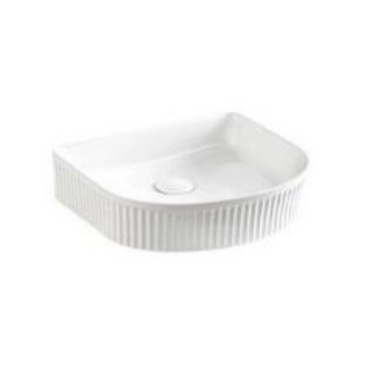 Cascade Fluted Arch Art Basin CA4035AR-GW