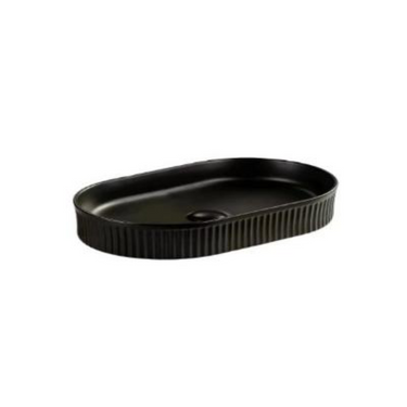 Cascade Flute Oval Art Basin CA4931-MB