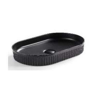 Cascade Flute Oval Art Basin CA5937-MB