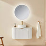 VITO Avantti Fluted Curved Vanity 750mm AVT750W-MW/MB