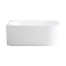 Capri 1500mm Fluted Bath CGV1500L-GW