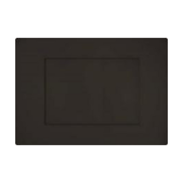 Square push plate Matte Black G30045050B