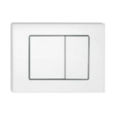 square push plate White G3005008W