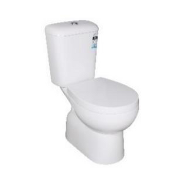 Zion Closed Couple Toilet Suite Bottom Inlet KDK009S
