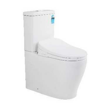 Zeus Rimless Tornado Toilet Suite with Smart KDK028+SMBD01