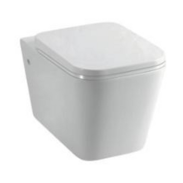 Qubist Box Rim BTW Wall Hung Pan KDK303