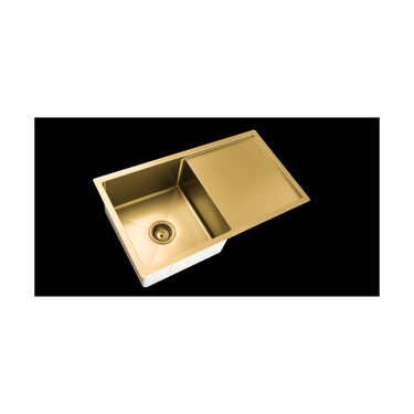 Crystal Sands finish with PVD Brushed Gold coating KSS-400D-BG