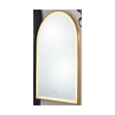 Aura Iron Framed LED Mirror Horizontal and LFMAR6090-BG