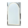 Aura Iron Framed LED Mirror horizontal and vertical LFMAR6090-BN