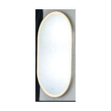 Olivia Iron Framed LED Mirror horizontal and LFMOV60100-GM