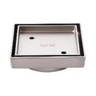Brushed Nickel Smart Tile Insert Floor Waste PSF02S-90-BN