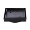 Matt Black Smart Tile Insert Floor Waste Shower PSF02S-90-MB