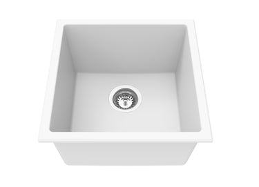 Quartz Undermount Kitchen Sink 432*432*246mm (QZ4343)