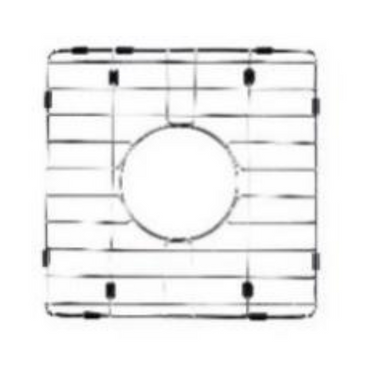 Rack for ceramic kitchen sink double bowl 330*280mm SRB40DS