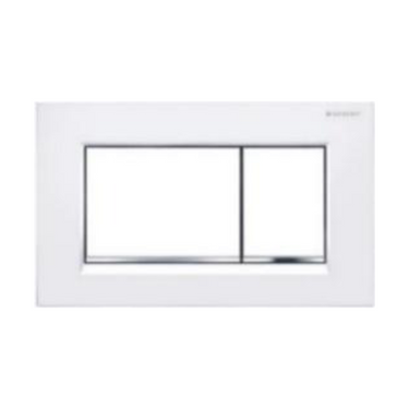 ABS Square push plate White/chrome/white Sigma30KJ