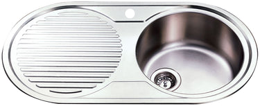 Cora Single Bowl Single Drainer Sink 915mm