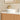 Bondi Fluted Wall Hung Curve Vanity Woodland Oak (All Sizes) 1800mm Cabinet with Above Counter Benchtop - Pure White