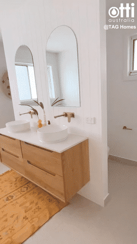 Byron 1500mm Natural Oak Wall Hung Vanity with Mont Blanc 60mm Top 10 & 2TH
