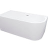 Left Corner 1700X800X600 Gloss White Bathtub OF