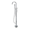 Roul Chrome Floor Standing Bath Spout