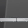 Sigma50 Dual Flush Button Smoke Reflective Glass with Brushed Chrome Button
