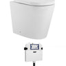 Alzano Wall face Pan Hurricane R&T Inwall Cistern Set (Push Plate Sold Separately) - Standard Seat / R&T