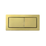 Square Toilet Flush Button Brushed Gold