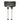 Square Toilet Flush Button Gun Metal