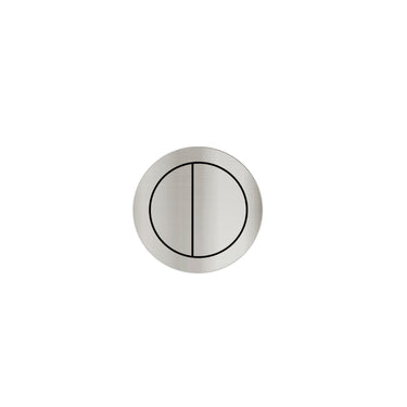 Round Toilet Flush Button Brushed Nickel