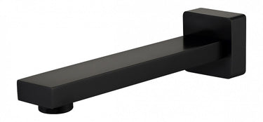 Zevio Bath Spout Square Matte Black