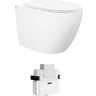 Voghera Toilet Package - WF Pan, R&T Delta Lowrise Cistern (Button Sold Separately) - Slim Seat