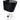 Alzano WF Rimless Pan Slim Seat - Matte Black / R&T Low Rise Inwall Cistern(Button Order Separately)