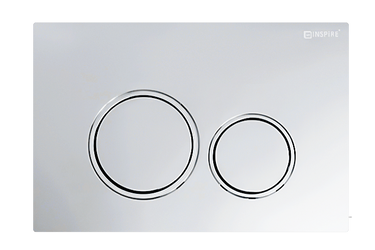 Inspire Dual Flush Plate Round Chrome