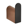 Zevio Matte Black & Rose Gold Robe Hook