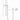 Taran Black Shower Rail with Square Handheld Shower Piece