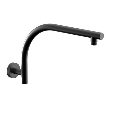 Roul Matte Black Swivel Gooseneck Shower Arm