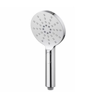 Roul 200mm Chrome Twin Shower Half Rail Top Inlet Round