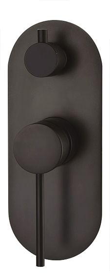 Roul Diverter Shower Mixer Gun Metal