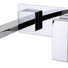 Taran Wall Basin Mixer Chrome