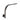 Zevio Gun Metal Gooseneck Shower Arm Square
