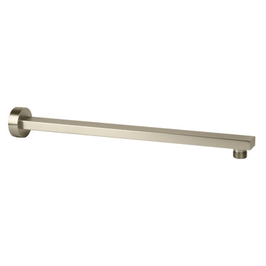Zevio 400mm Brushed Nickel Straight Wall Arm Square