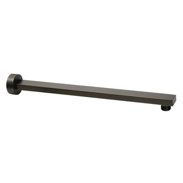 Zevio 400mm Gun Metal Straight Wall Arm Square